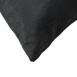 Coussins de canapé 4 pcs noir 60x60 cm tissu 