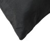Coussins de canapé 4 pcs noir 60x60 cm tissu 