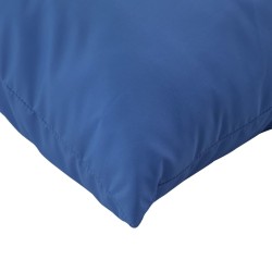 Coussins de canapé 4 pcs bleu royal 60x60 cm tissu 