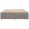 Cadre de lit sans matelas taupe 180x200 cm tissu 