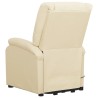 Fauteuil Crème Similicuir 