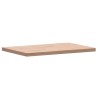 Dessus de table 60x40x2,5 cm rectangulaire bois massif de hêtre 