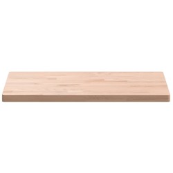 Dessus de table 60x40x2,5 cm rectangulaire bois massif de hêtre 