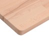 Dessus de table 60x40x2,5 cm rectangulaire bois massif de hêtre 