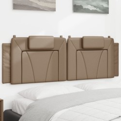 Coussin de tête de lit cappuccino 160 cm similicuir 