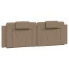 Coussin de tête de lit cappuccino 160 cm similicuir 