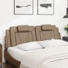 Coussin de tête de lit cappuccino 160 cm similicuir 