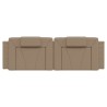 Coussin de tête de lit cappuccino 160 cm similicuir 