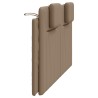 Coussin de tête de lit cappuccino 160 cm similicuir 