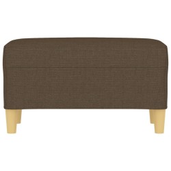 Banc Marron 70x35x41 cm Tissu 