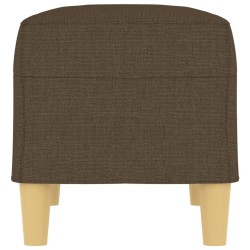 Banc Marron 70x35x41 cm Tissu 