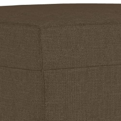 Banc Marron 70x35x41 cm Tissu 