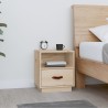 Table de chevet 40x34x45 cm Bois de pin solide 