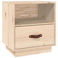 Table de chevet 40x34x45 cm Bois de pin solide 
