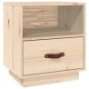Table de chevet 40x34x45 cm Bois de pin solide 