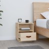 Table de chevet 40x34x45 cm Bois de pin solide 