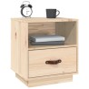Table de chevet 40x34x45 cm Bois de pin solide 