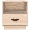 Table de chevet 40x34x45 cm Bois de pin solide 