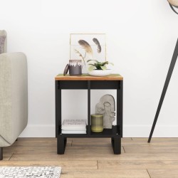 Table d'appoint 40x31x46cm Bois de récupération et d'ingénierie 