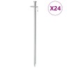 Piquets de tente 24 pcs 30 cm 8 mm acier galvanisé 