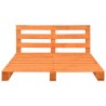 Cadre de lit de palette Marron Bois de pin massif 200x200 cm 