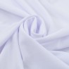 Nappes élastiques de table avec jupon 2 pcs 150x74 cm Blanc 