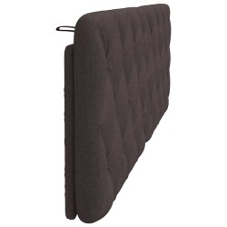 Coussin de tête de lit marron foncé 160 cm tissu 