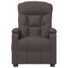 Fauteuil inclinable électrique Marron foncé Tissu 