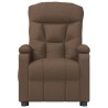 Fauteuil inclinable électrique Marron Tissu 