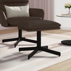 Repose-pied Marron 60x60x36 cm Similicuir 