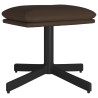 Repose-pied Marron 60x60x36 cm Similicuir 
