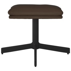 Repose-pied Marron 60x60x36 cm Similicuir 