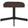 Repose-pied Marron 60x60x36 cm Similicuir 