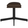 Repose-pied Marron 60x60x36 cm Similicuir 