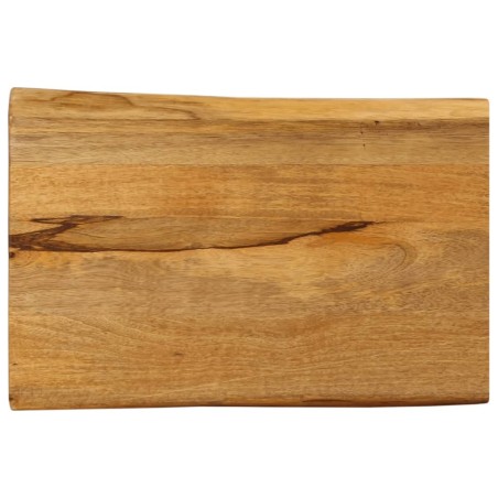 Dessus de table 70x40x2,5 cm bord vivant bois massif manguier 