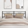 Tête de lit chêne sonoma 180 cm bois d'ingénierie et acier 