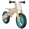 Vélo d'équilibre pour enfants imprimé bleu 