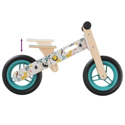 Vélo d'équilibre pour enfants imprimé bleu 