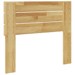 Tête de lit 75 cm bois massif de chêne 