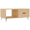 Table basse chêne sonoma 90x50x40 cm bois d'ingénierie 