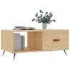 Table basse chêne sonoma 90x50x40 cm bois d'ingénierie 
