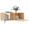 Table basse chêne sonoma 90x50x40 cm bois d'ingénierie 