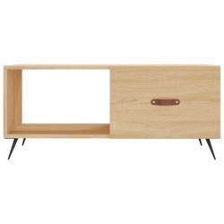 Table basse chêne sonoma 90x50x40 cm bois d'ingénierie 