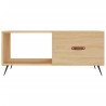 Table basse chêne sonoma 90x50x40 cm bois d'ingénierie 