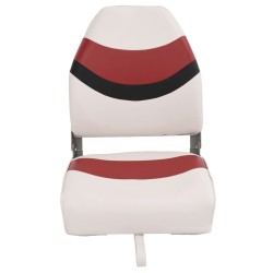 Sièges de bateau pliables lot de 2 à dossier haut 44x38x55 cm 