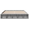 Cadre de lit sans matelas sonoma gris 180x200 cm 