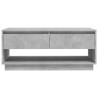 Table basse Gris béton 102,5x55x44 cm Bois d'ingénierie 