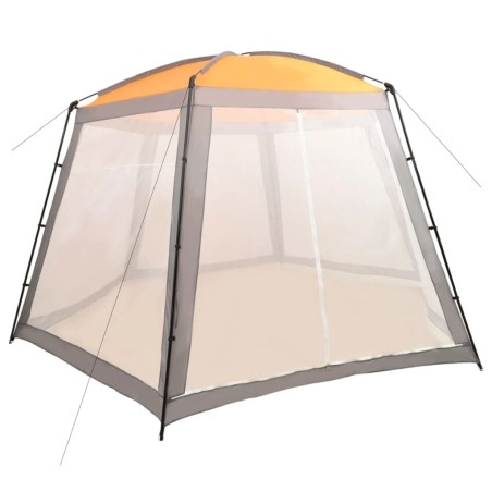 Tente de piscine Tissu 500x433x250 cm Gris 