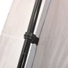 Tente de piscine Tissu 500x433x250 cm Gris 