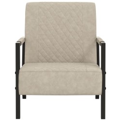 Fauteuil Gris clair Similicuir 